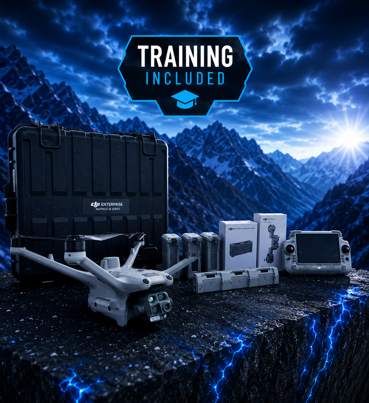DJI Matrice 4TD Thermal Drone Rescue Kit – Training Included for Lost Pet Search